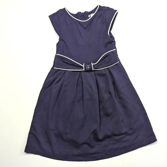 Mayoral Chic Dress Girls Size 5 Navy Classy Preppy Boutique - Picture 1 of 4
